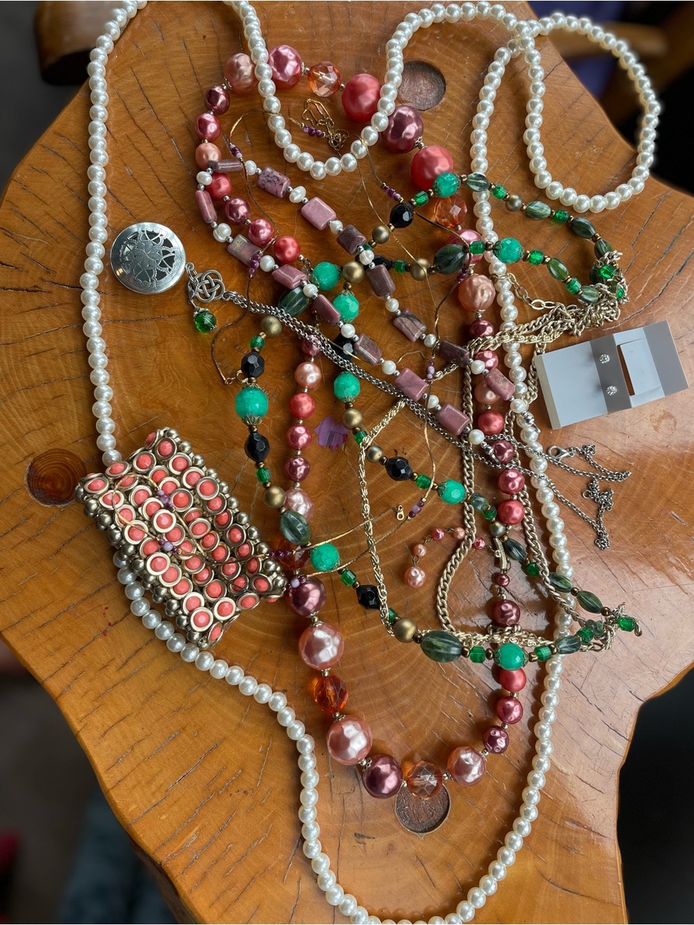 Assorted Women's Fashion Necklaces and Earrings - Multi-Color Statement Set